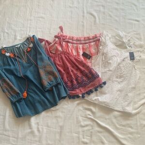Lot of 4 NWT Cute Crown & Ivy Tops